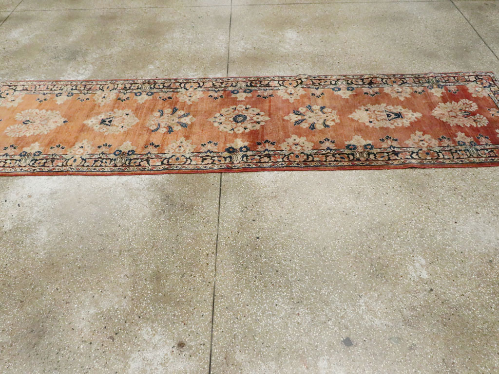 Antique Perisan Sarouk Runner, No.9477 - Gss