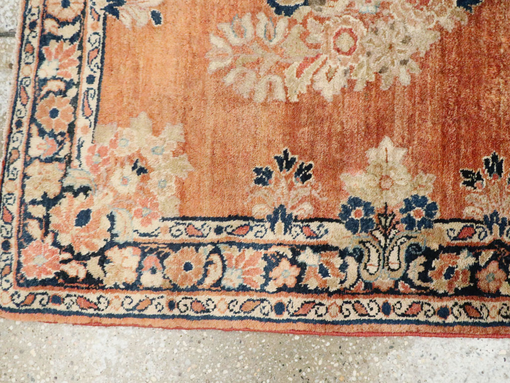 Antique Perisan Sarouk Runner, No.9477 - Gss