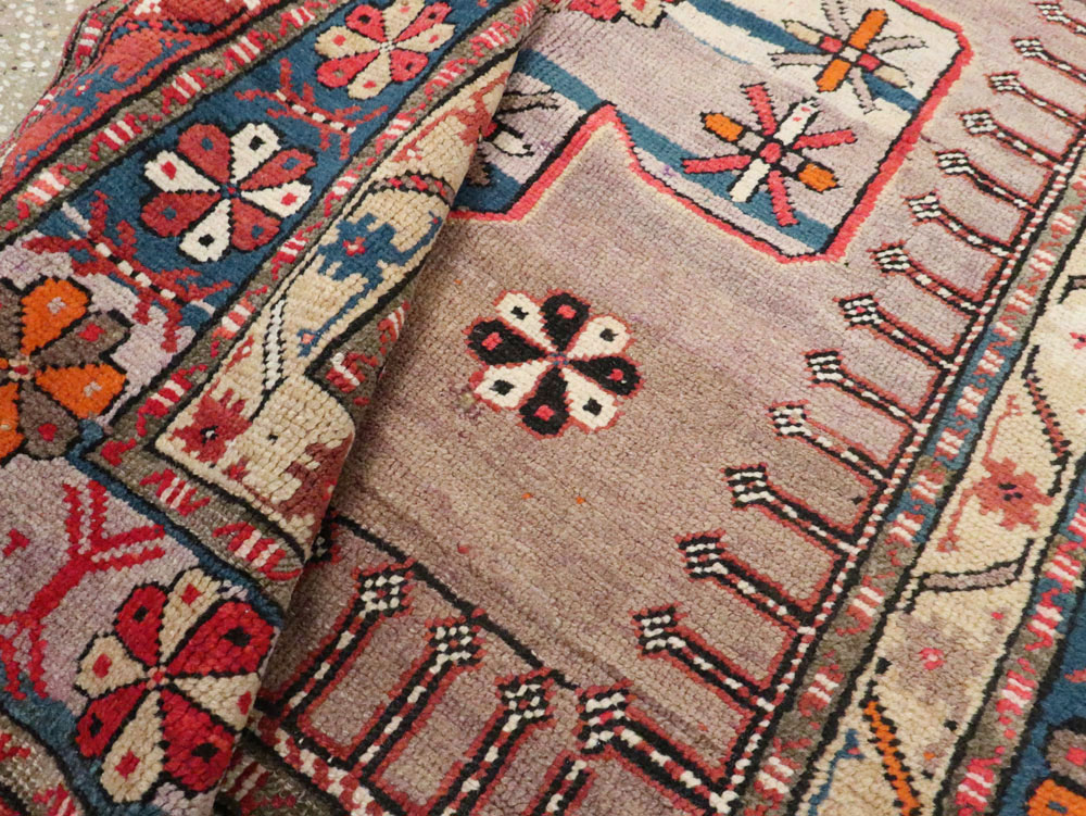 Antique Caucasian Kazak Carpet, No.9489 - Gss