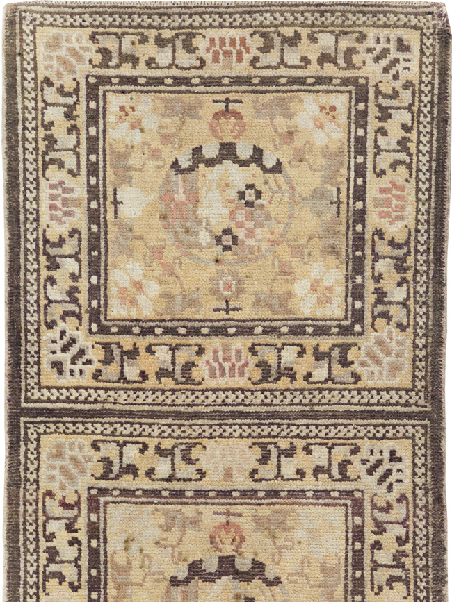 Antique East Turkestan Samarkand Runner, No.9495 - Gss