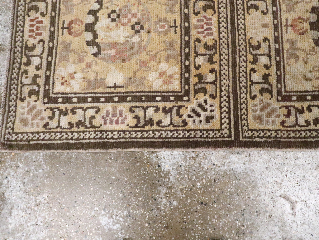 Antique East Turkestan Samarkand Runner, No.9495 - Gss