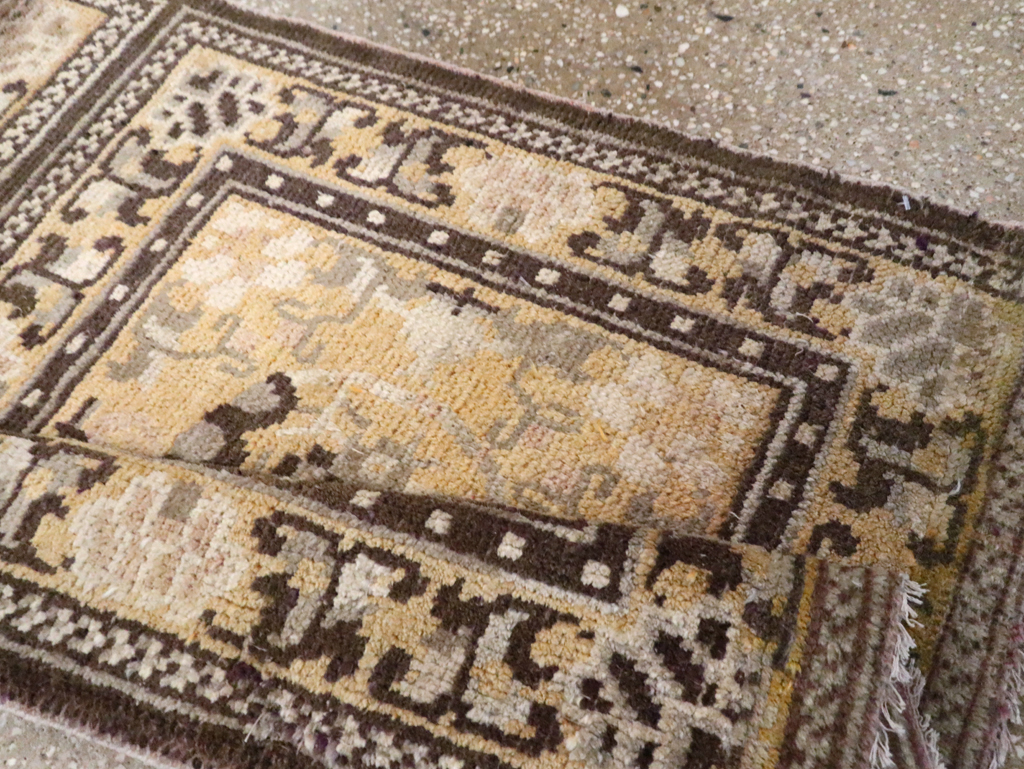 Antique East Turkestan Samarkand Runner, No.9495 - Gss