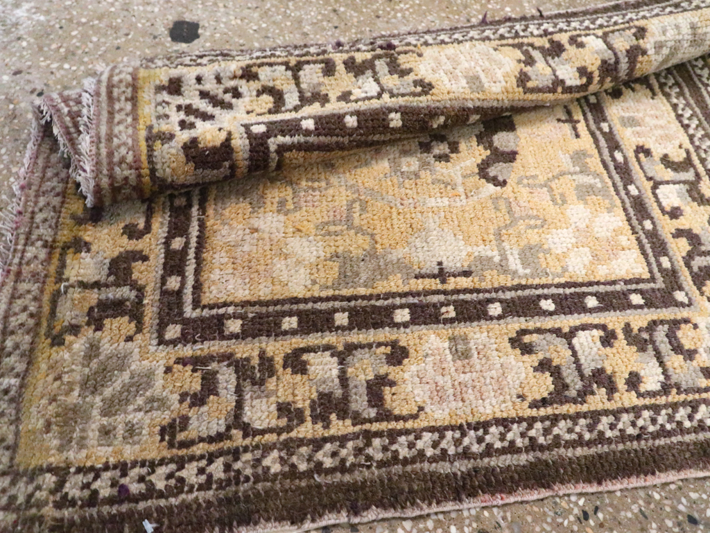 Antique East Turkestan Samarkand Runner, No.9495 - Gss