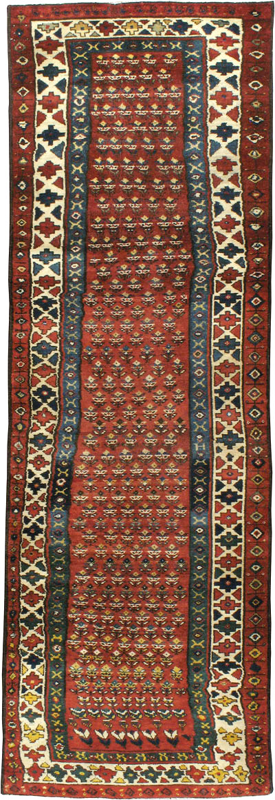 Antique Persian Hamadan Runner, No.9496 - Gss