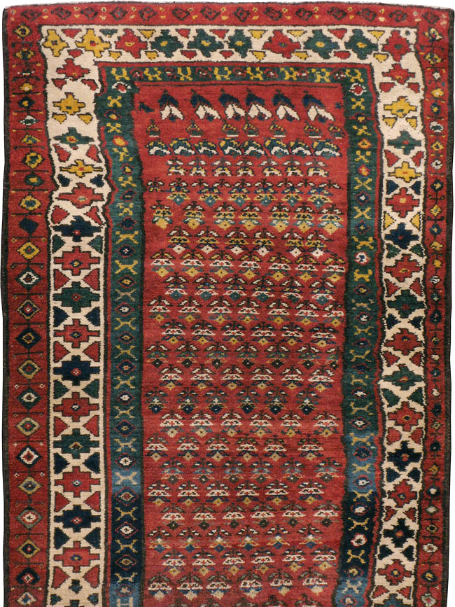 Antique Persian Hamadan Runner, No.9496 - Gss