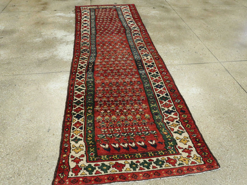 Antique Persian Hamadan Runner, No.9496 - Gss