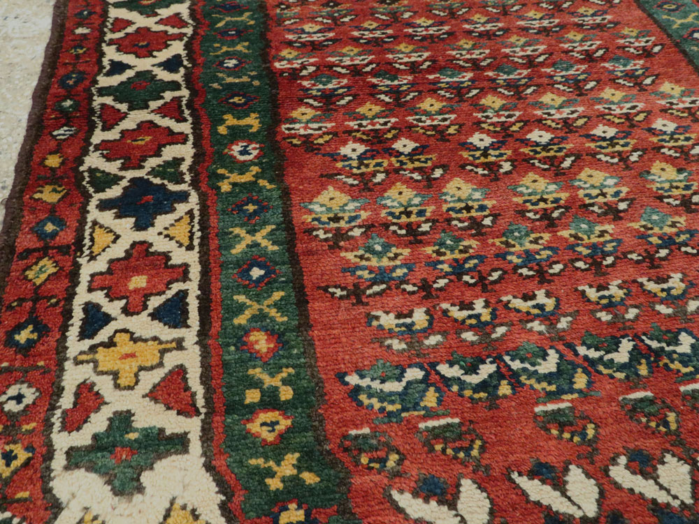 Antique Persian Hamadan Runner, No.9496 - Gss