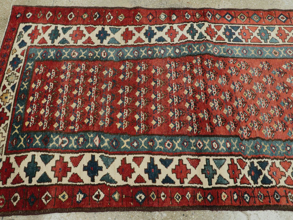 Antique Persian Hamadan Runner, No.9496 - Gss