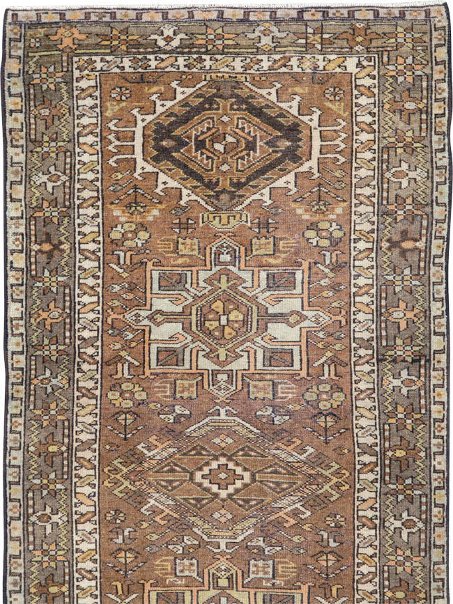 Vintage Persian Karajeh Runner, No.9509 - Gss