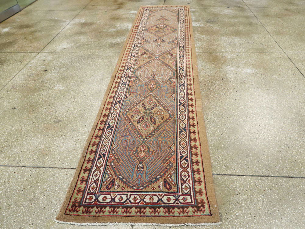 Antique Persian Serab Runner, No.9513 - Gss