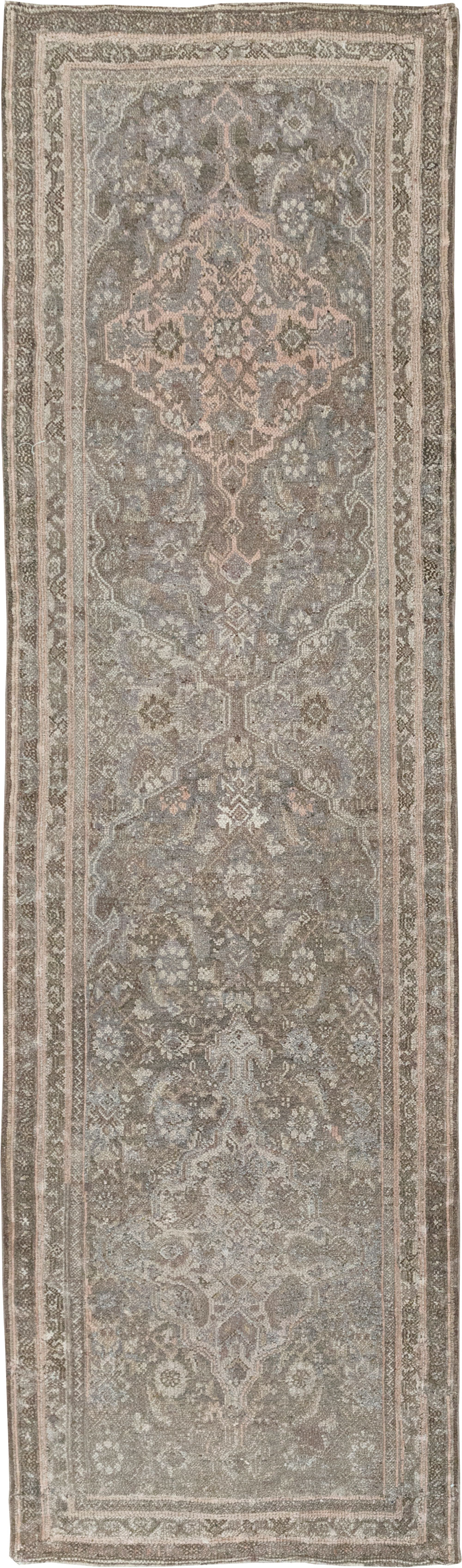 Antique Persian Malayer Runner, No.9517 - Gss