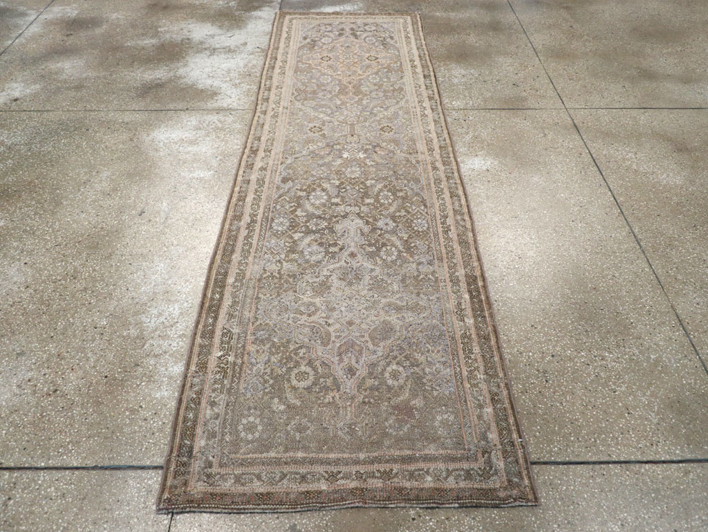 Antique Persian Malayer Runner, No.9517 - Gss