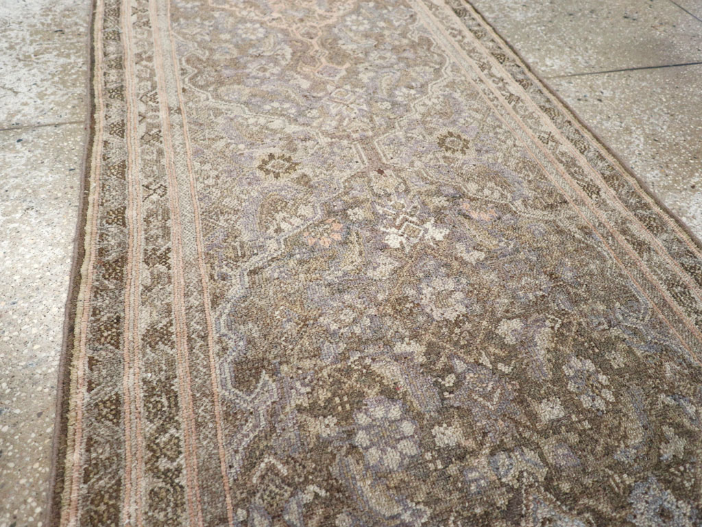 Antique Persian Malayer Runner, No.9517 - Gss