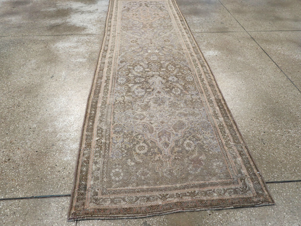 Antique Persian Malayer Runner, No.9517 - Gss
