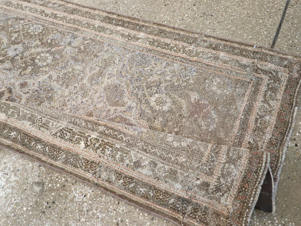 Antique Persian Malayer Runner, No.9517 - Gss