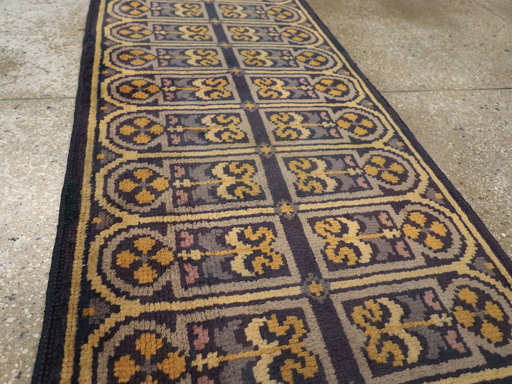 A European Savonnerie Runner, No.9521 - Gss