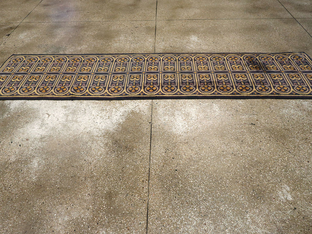 A European Savonnerie Runner, No.9521 - Gss