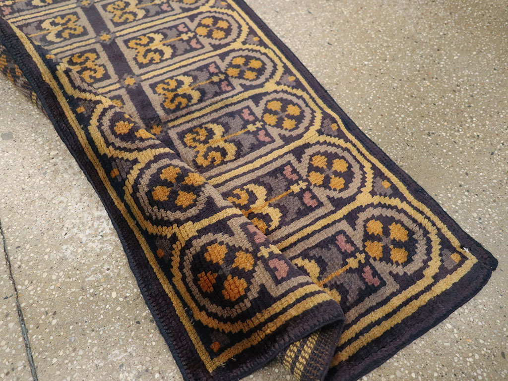 A European Savonnerie Runner, No.9521 - Gss