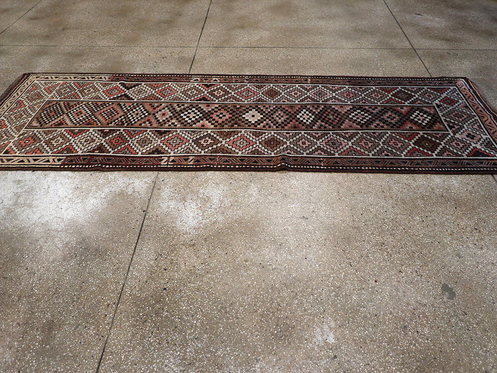 Antique Persian Kurdish Runner, No.9526 - Gss