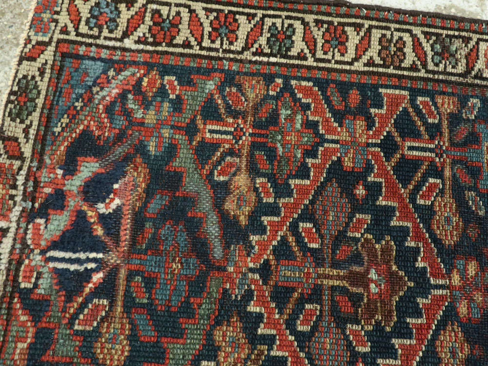 Antique Persian Kurdish Runner, No.9530 - Gss