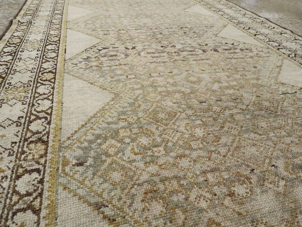 Antique Persian Malayer Runner, No.9542 - Gss