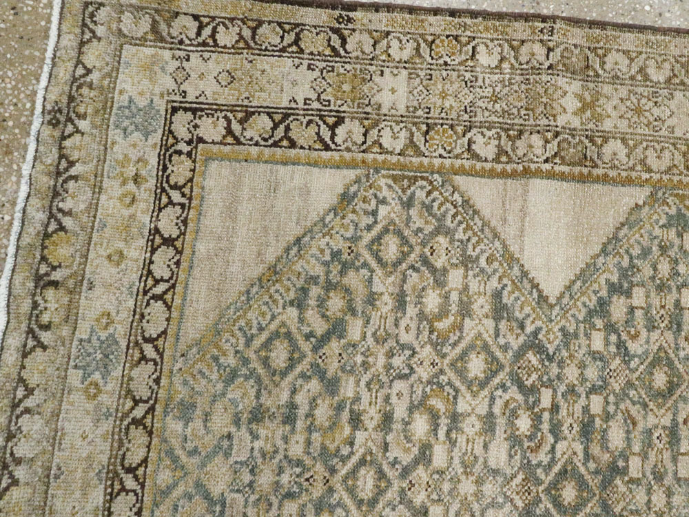 Antique Persian Malayer Runner, No.9542 - Gss