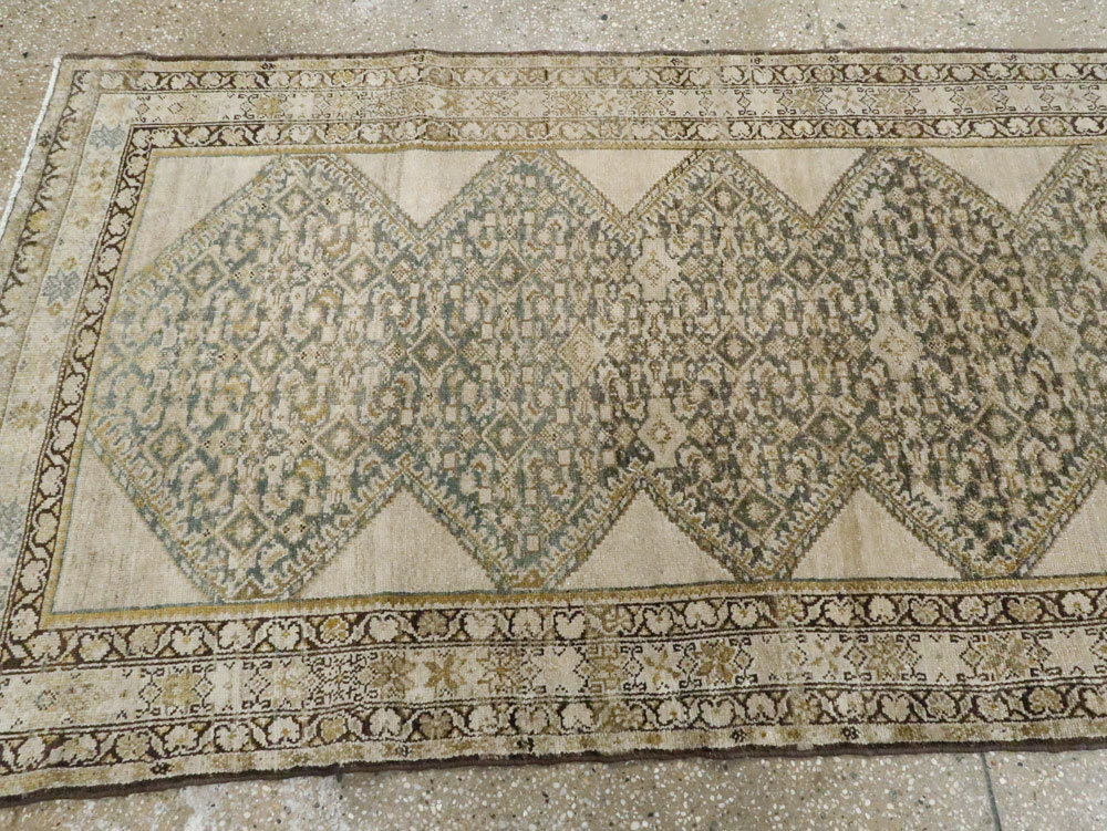 Antique Persian Malayer Runner, No.9542 - Gss