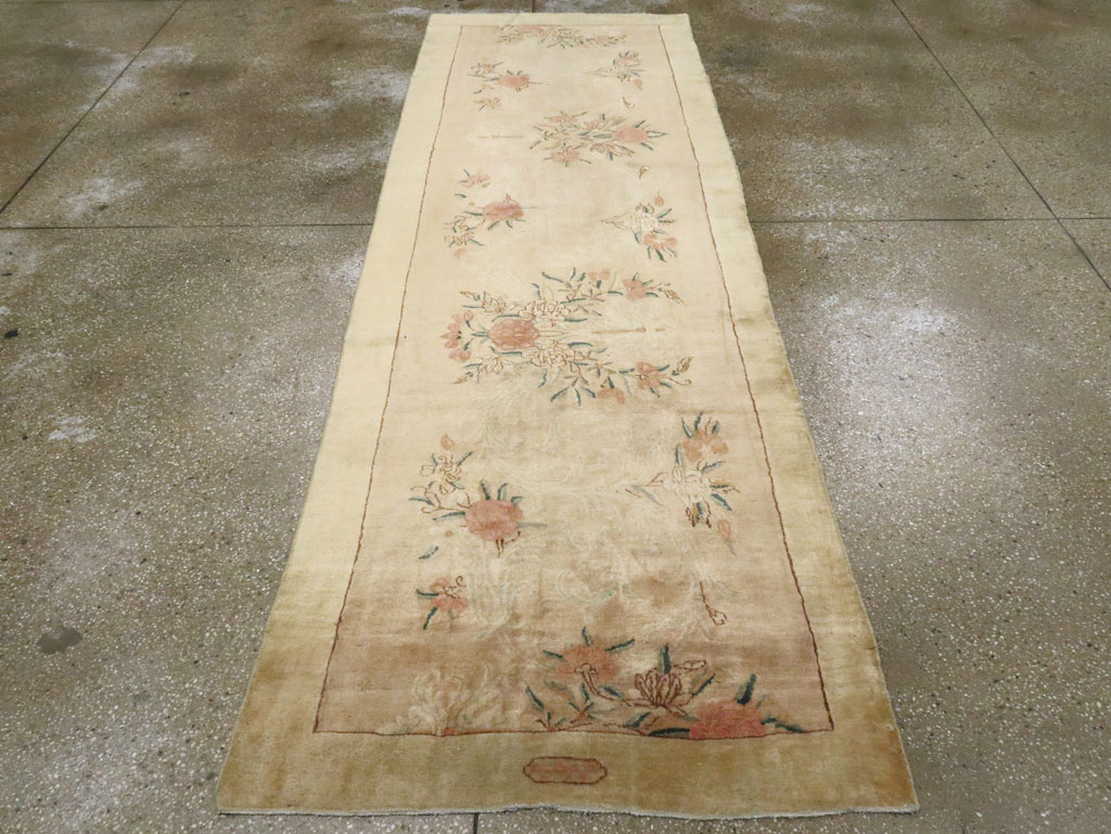 Antique Persian Kerman Runner, No.9551 - Gss