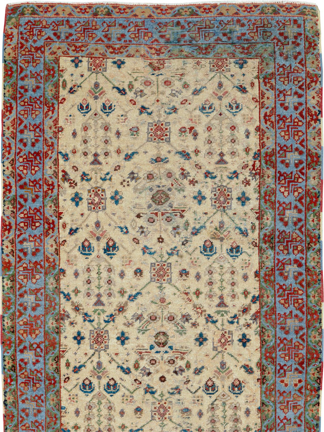 Antique Persian Mahal Runner, No.9585 - Gss