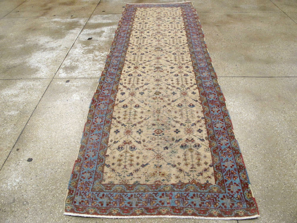 Antique Persian Mahal Runner, No.9585 - Gss