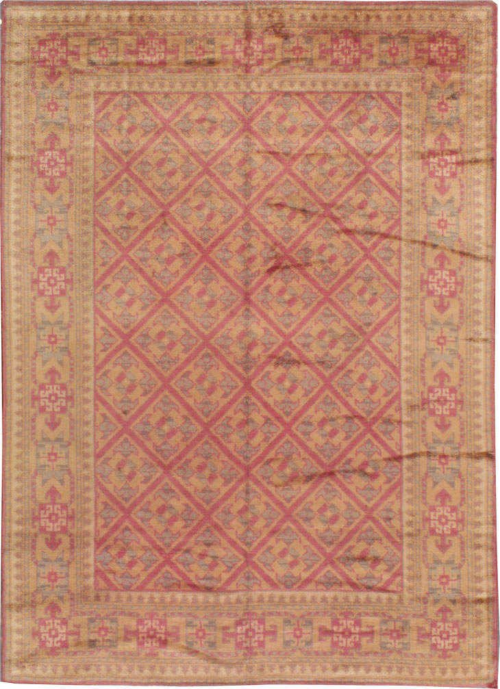 Vintage Austrian Continental Carpet, No.9595 - Gss