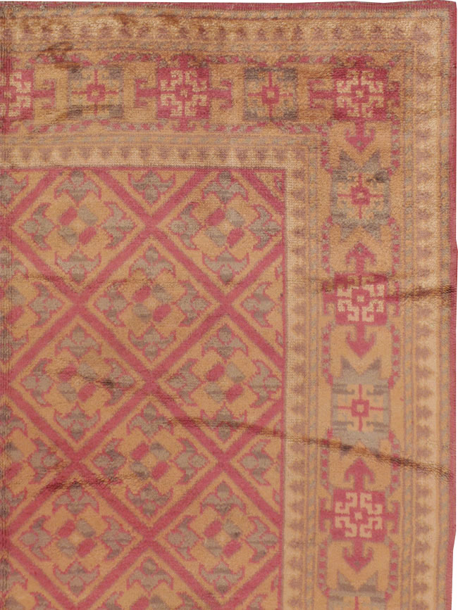 Vintage Austrian Continental Carpet, No.9595 - Gss