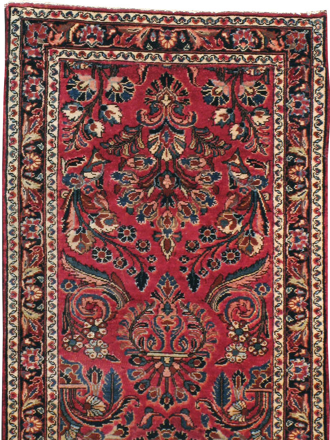 Antique Persian Lilihan Long Runner, No.9596 - Gss