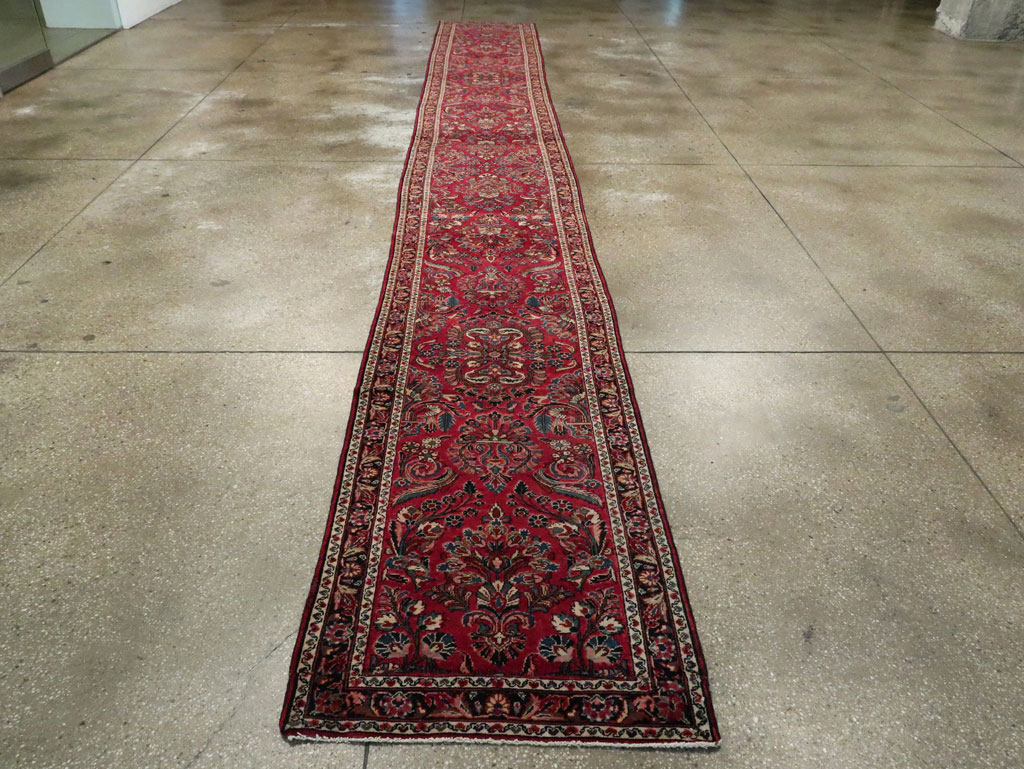 Antique Persian Lilihan Long Runner, No.9596 - Gss