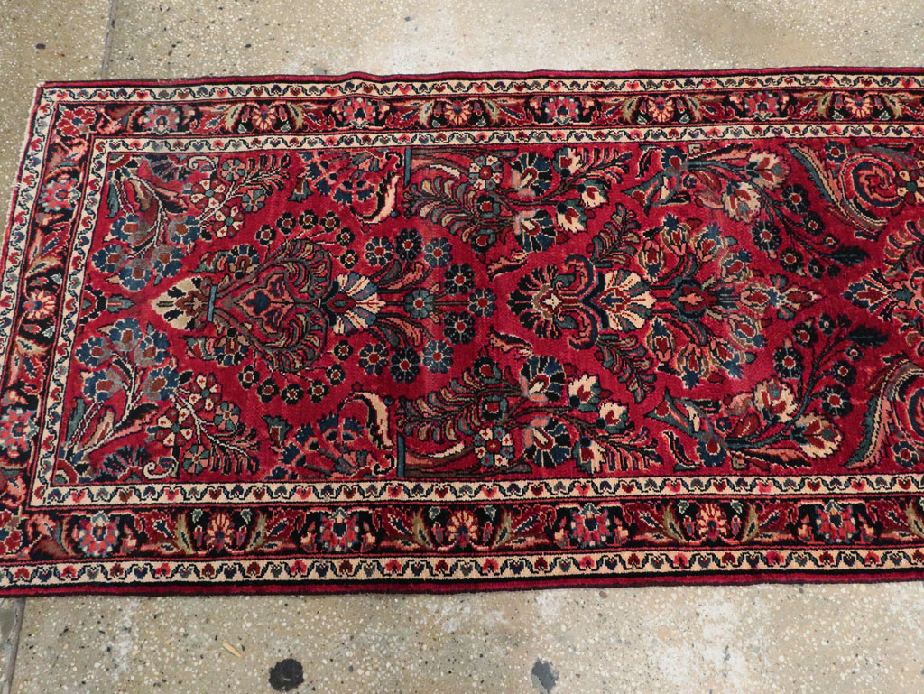 Antique Persian Lilihan Long Runner, No.9596 - Gss