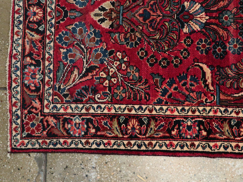 Antique Persian Lilihan Long Runner, No.9596 - Gss