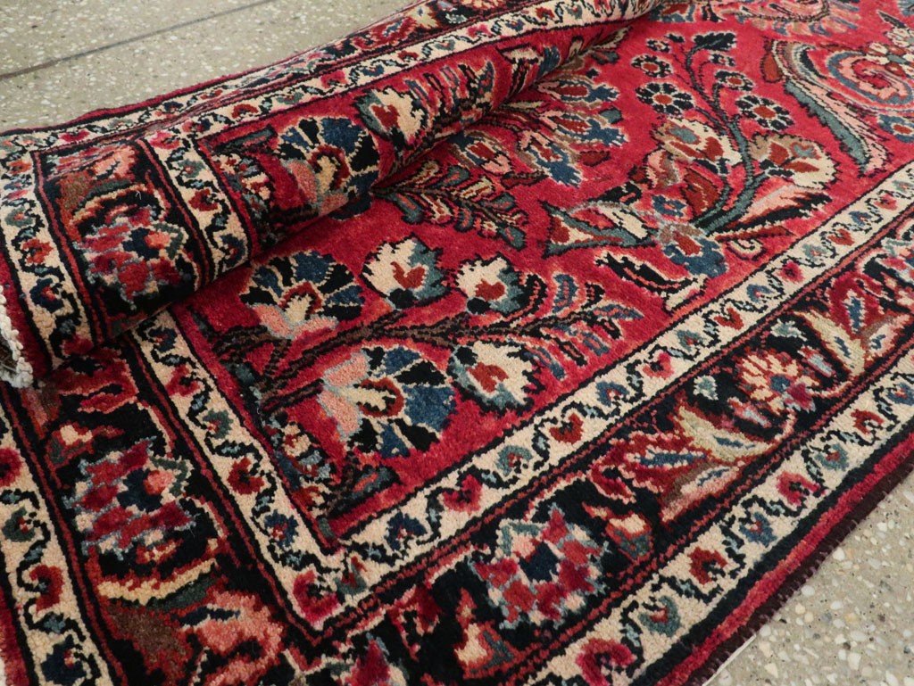 Antique Persian Lilihan Long Runner, No.9596 - Gss