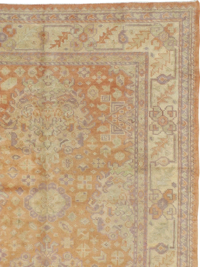 Antique Oushak Square Carpet, No.9603 - Gss