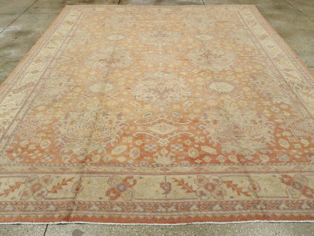 Antique Oushak Square Carpet, No.9603 - Gss