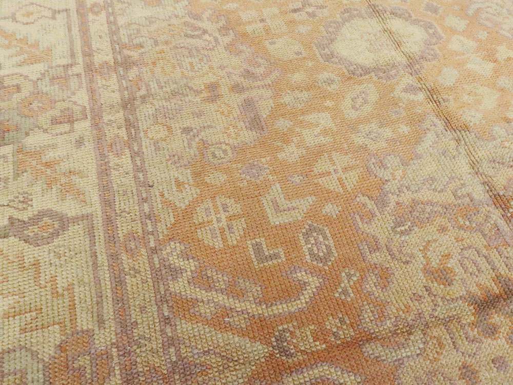 Antique Oushak Square Carpet, No.9603 - Gss