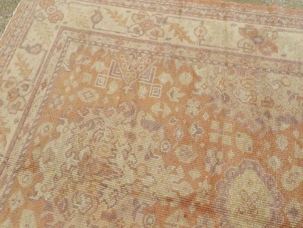 Antique Oushak Square Carpet, No.9603 - Gss
