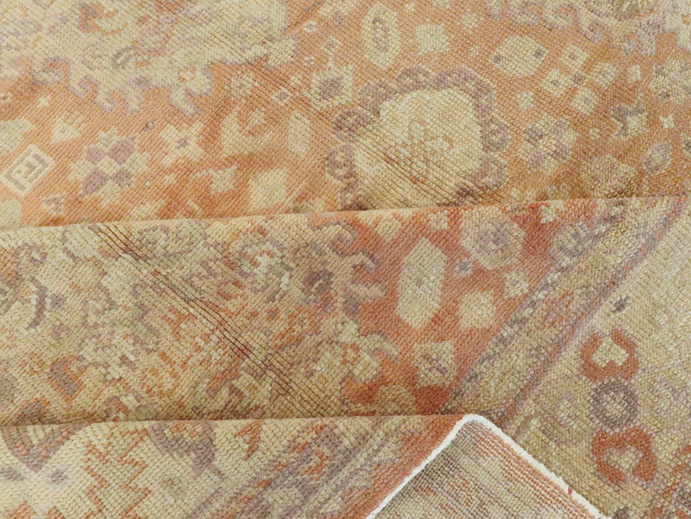 Antique Oushak Square Carpet, No.9603 - Gss