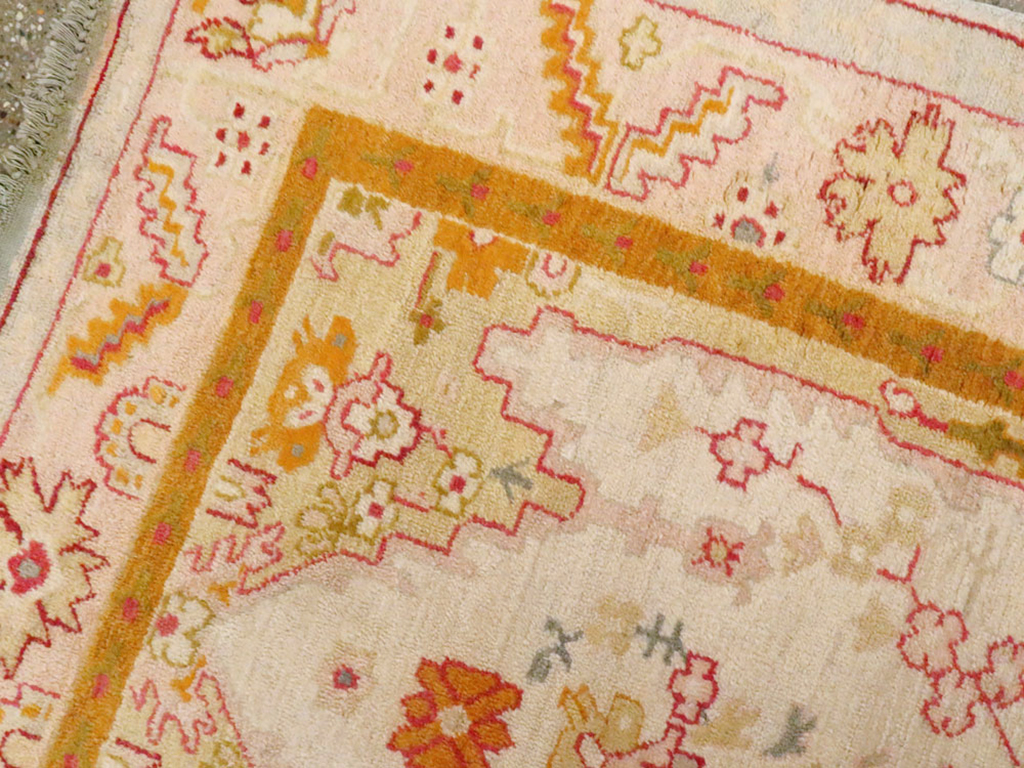 Antique Turkish Oushak Rug, No.9640 - Gss