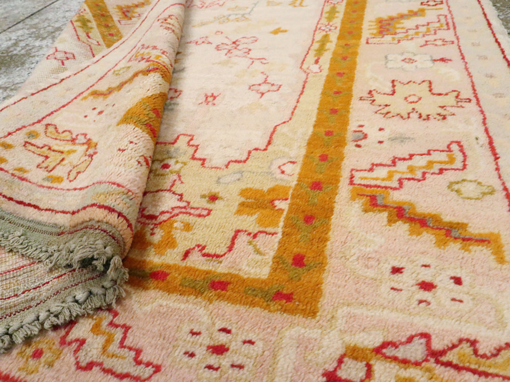 Antique Turkish Oushak Rug, No.9640 - Gss