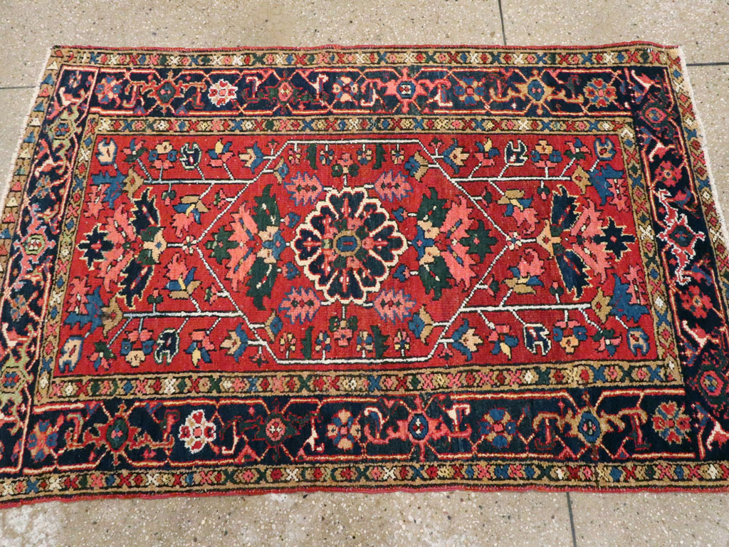 Antique Persian Karajeh Rug, No.9647 - Gss