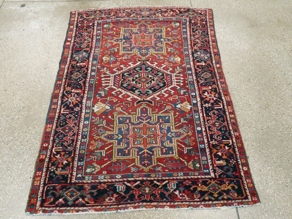 Antique Persian Karajeh Rug, No.9649 - Gss