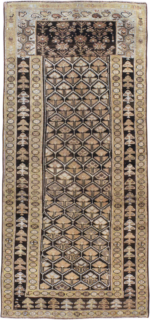 Antique Persian Kurdish Rug, No.9656 - Gss