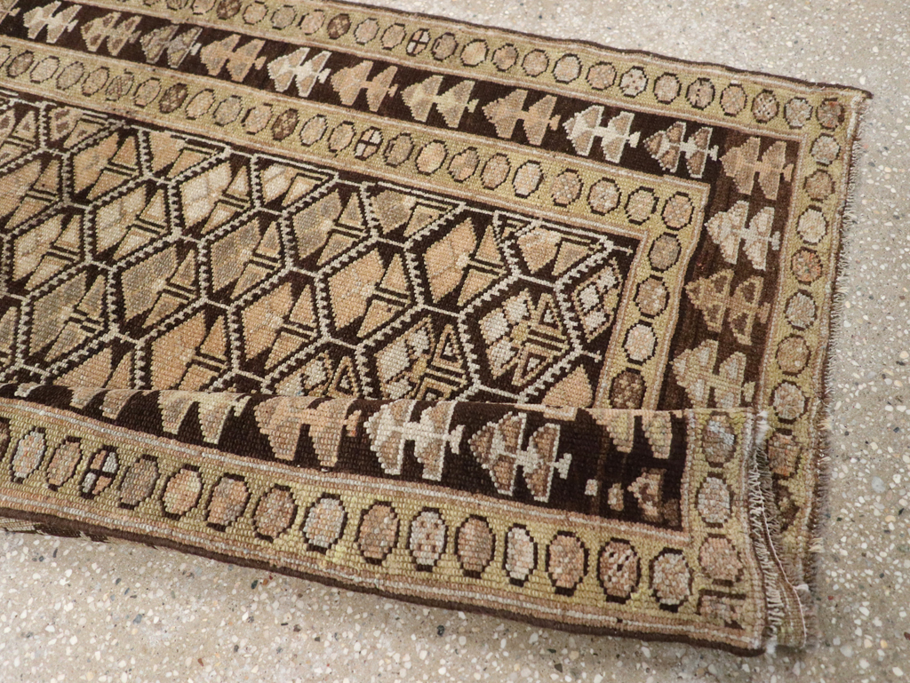 Antique Persian Kurdish Rug, No.9656 - Gss