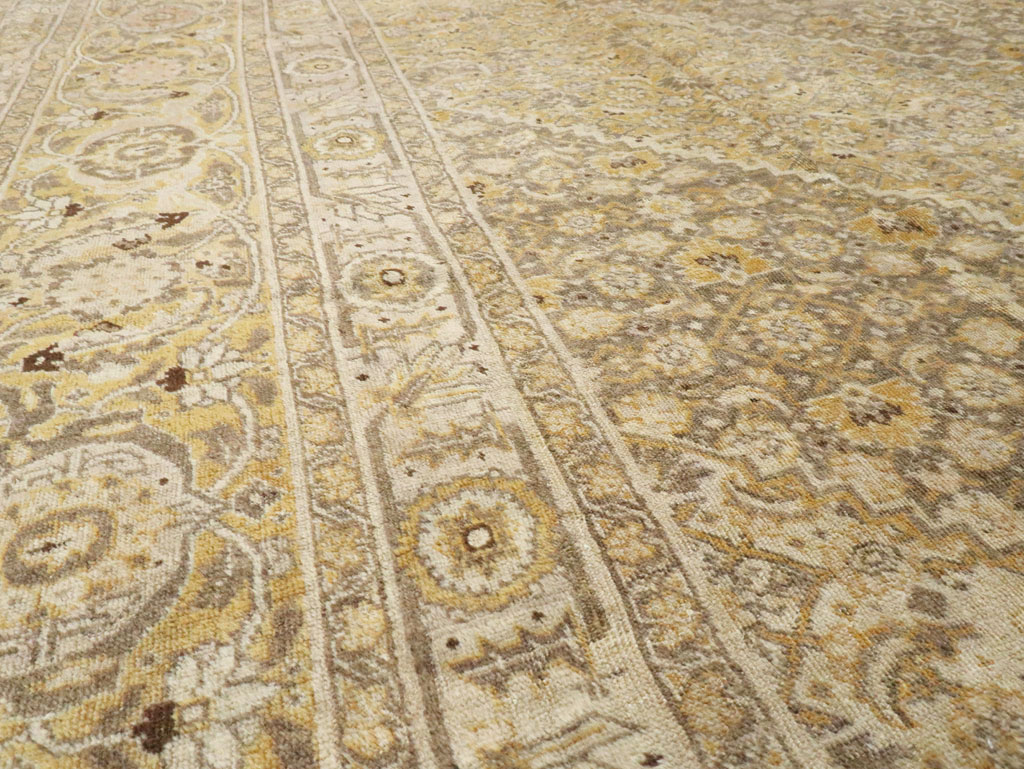 Antique Persian Tabriz Carpet, No.9669 - Gss
