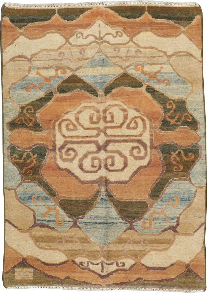 Vintage Indian Lahore Rug, No.9725 - Gss